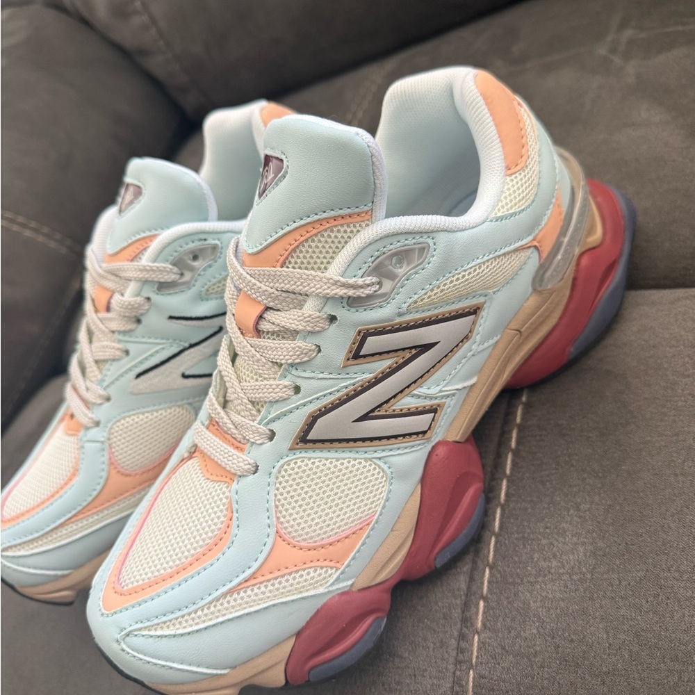 New Balance Women's Pastel Sneakers - Blue, Pink, Tan